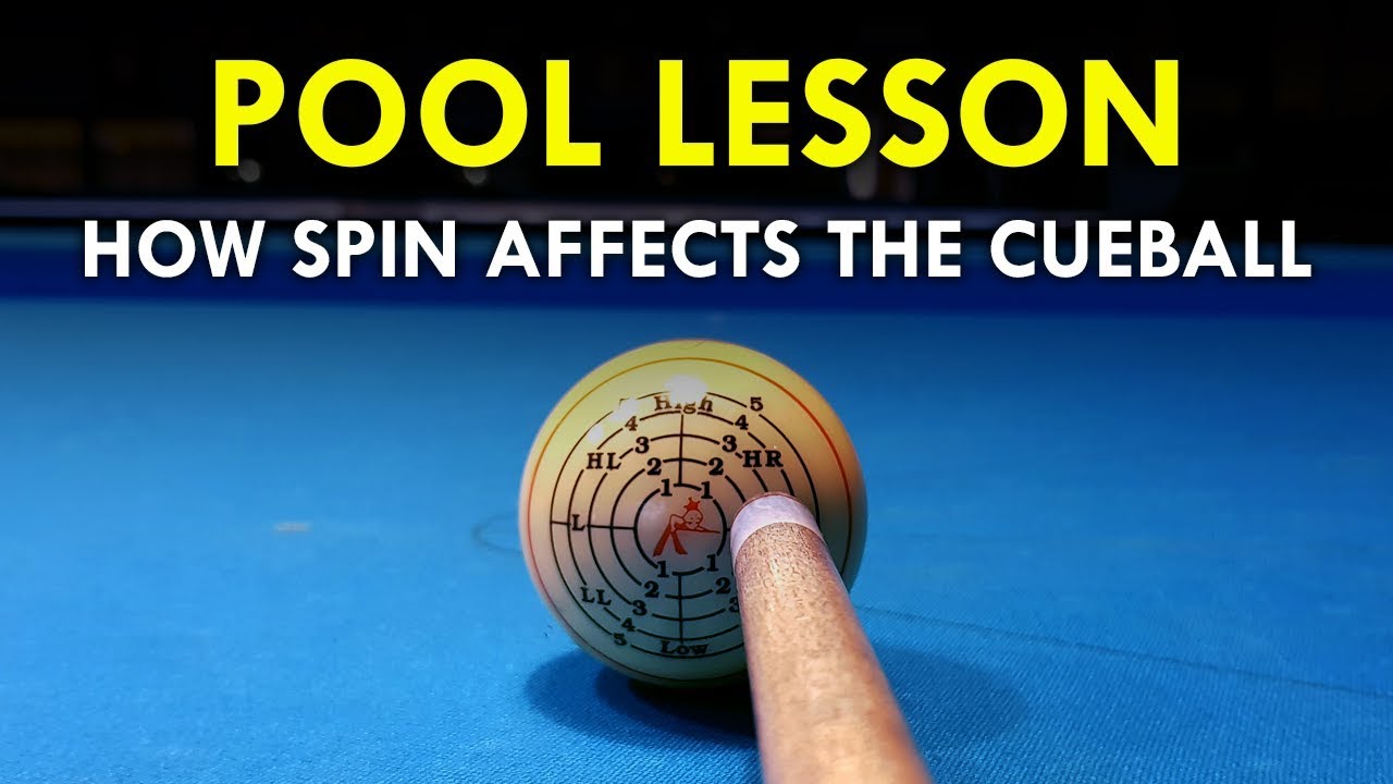 How to control the cue ball with side spin?